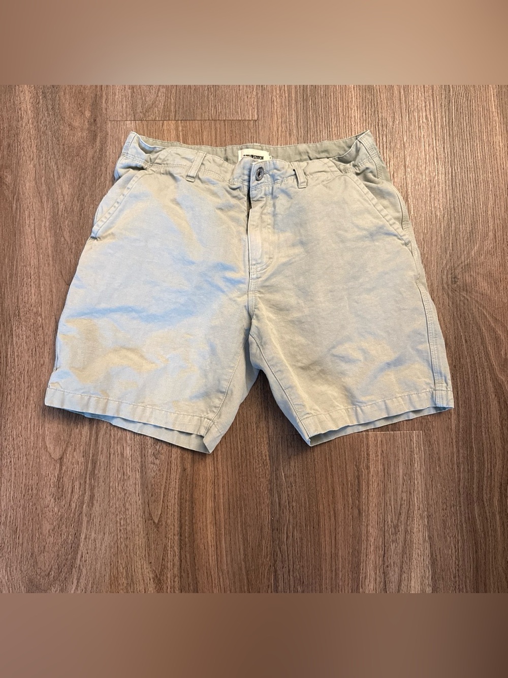 Taylor stitch Men's Light green Casual Shorts size 32